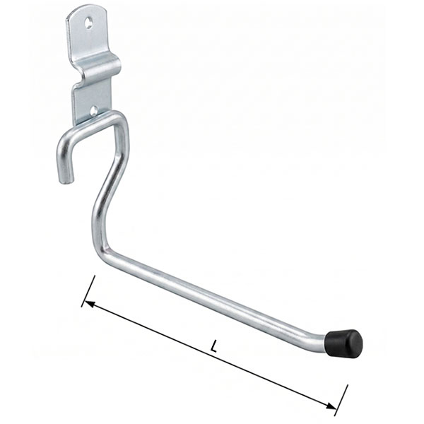 MINUTEX Portatutto da Parete Diritto in Acciaio Zincato Bianco - MINUTEX - Immagine 2